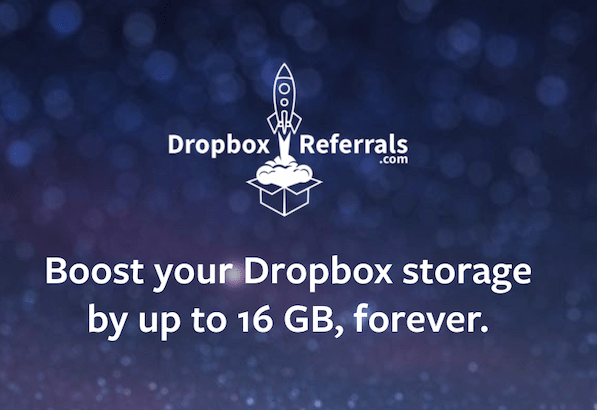 Dropbox using Growth Hacking to get referrals