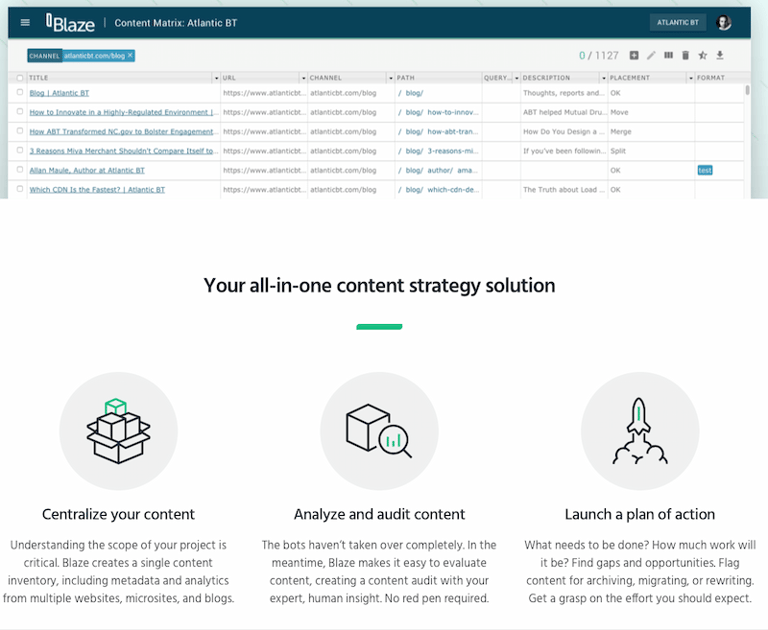 Content Audit - Content Inventory and online tool we recommend is Screaming Frog