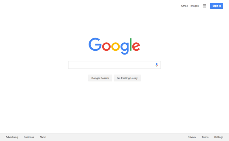 Google web search