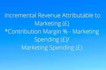 calculation-of-incremental revenue attributable to marketing