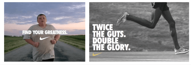 Nike's inbound marketing targets our inner hero and asks us to fight our demons